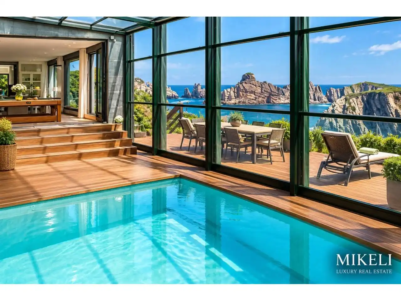 Piscina de Casa o chalet de alquiler en Liencres