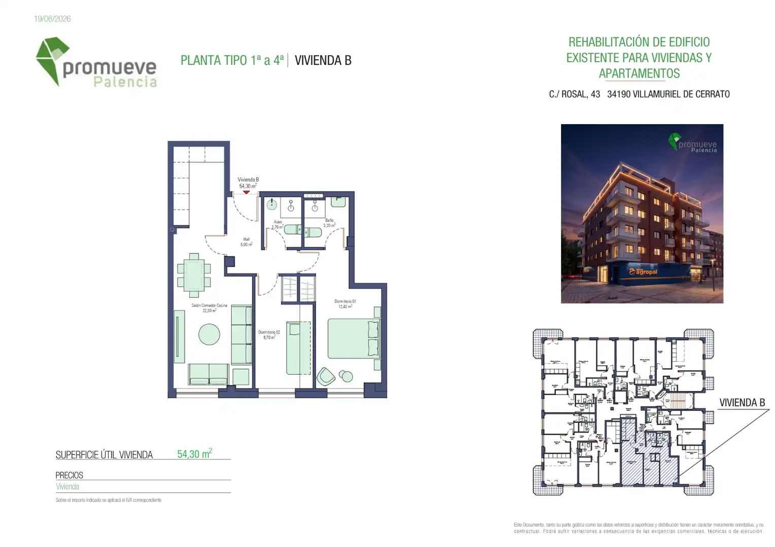 Flat for sale in Villamuriel de Cerrato  with Heating