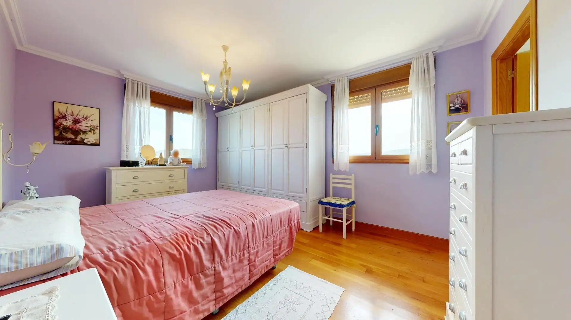 Schlafzimmer von Haus oder Chalet zum Verkauf in Valle de Mena mit Heizung, Privatgarten und Terrasse
