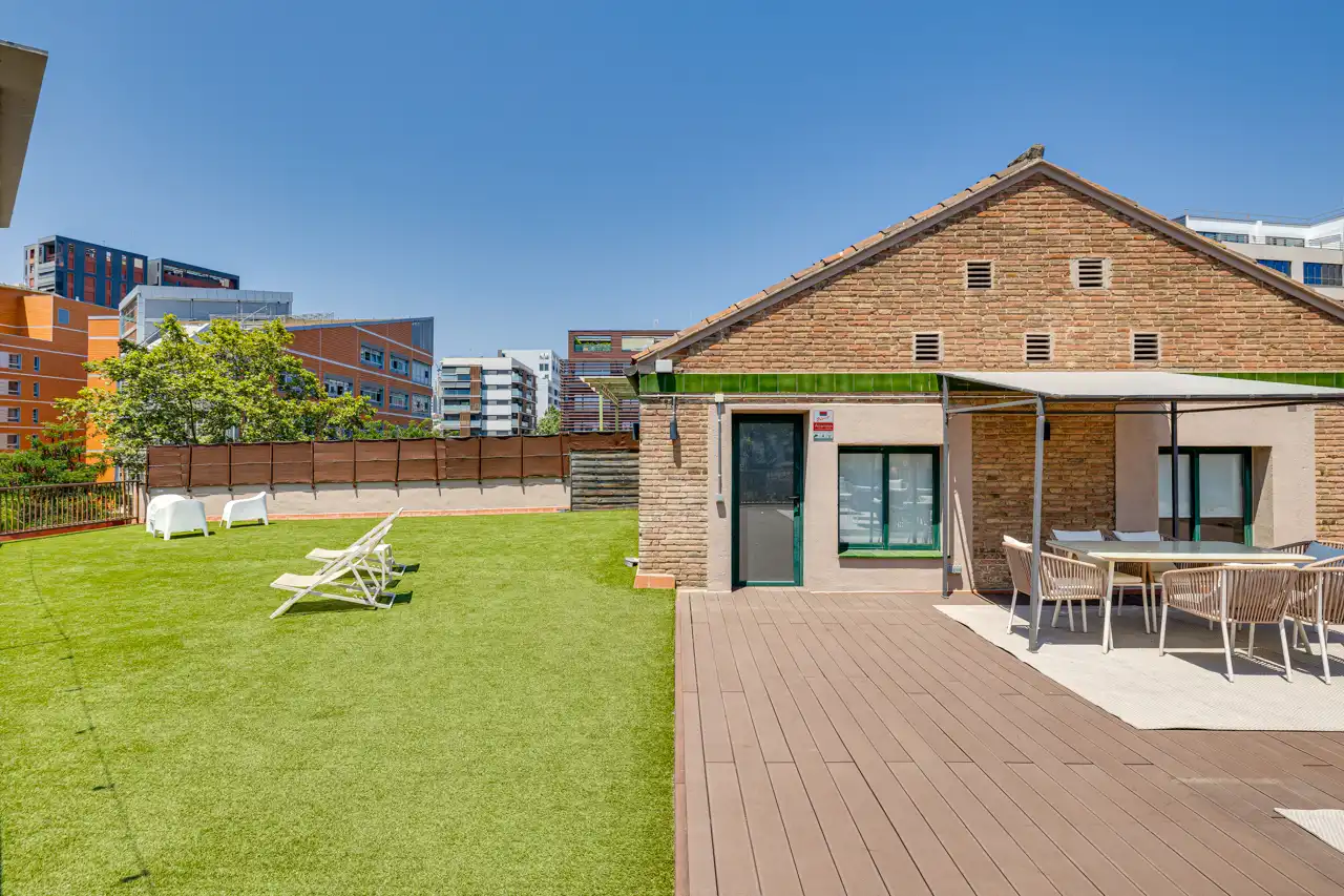 Terrasse von Büro zur Miete in Barcelona mit Klimaanlage, Heizung und Terrasse