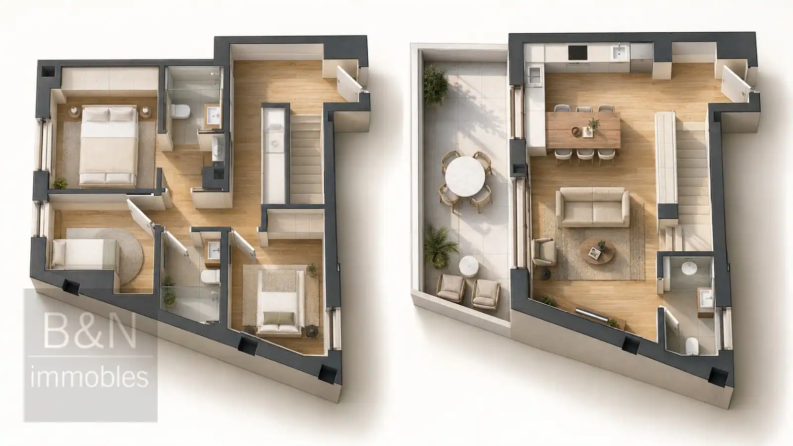 Duplex avec piscine à vendre à Nord-oest, imagen 2
