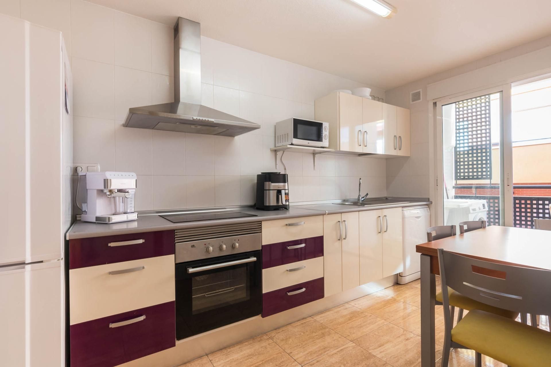 Kitchen of Flat for sale in  Murcia Capital  with Air Conditioner, Heating and Terrace