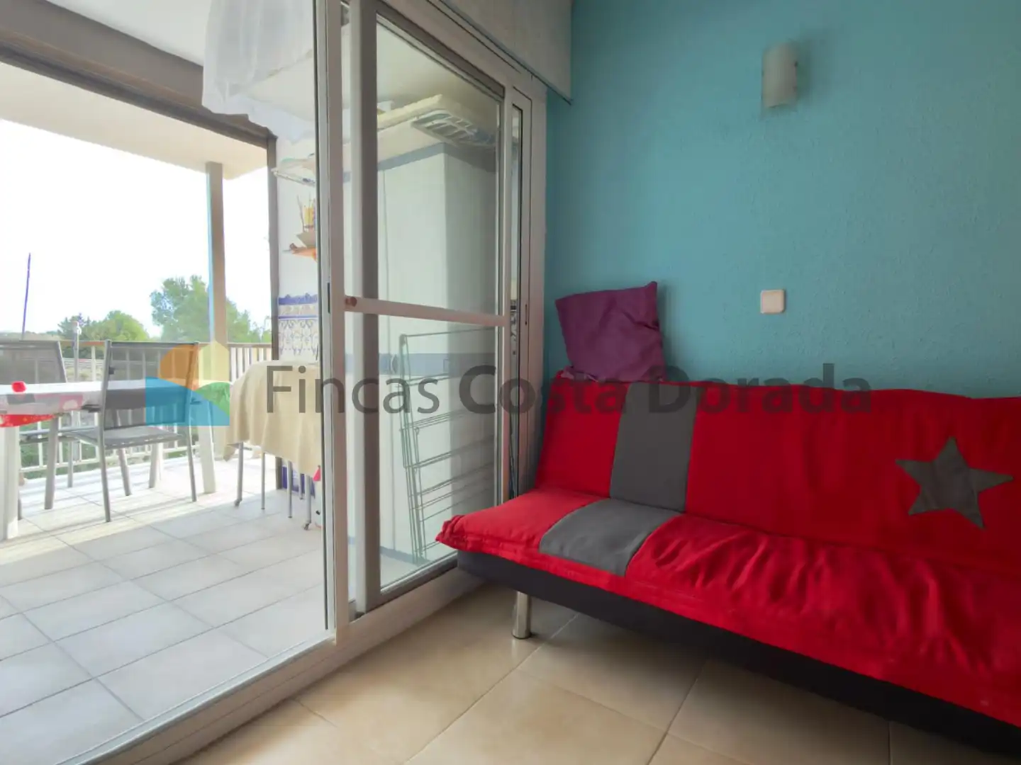 Terraza de Apartamento en venta en Vilanova i la Geltrú con Terraza, Amueblado y Horno