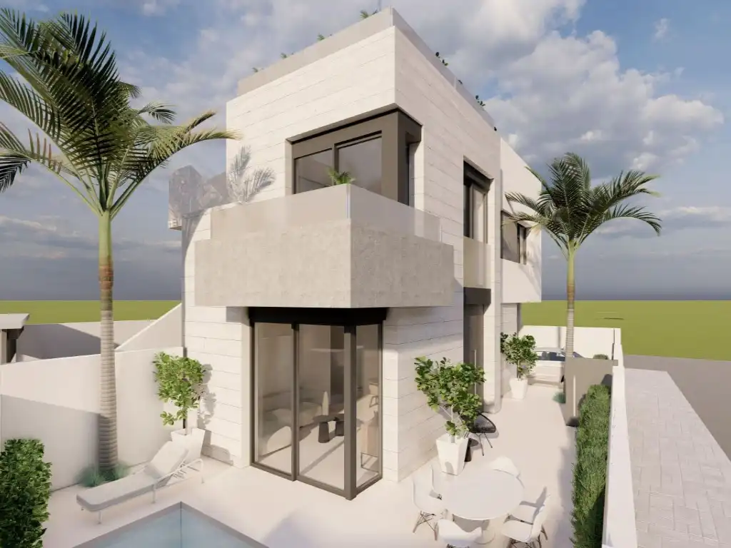 Vista exterior de Casa o chalet en venta en Pilar de la Horadada ciudad
