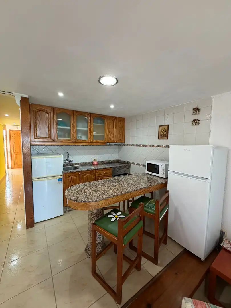 Cocina de Apartamento en venta en San Bartolomé de Tirajana con Amueblado y Piscina comunitaria