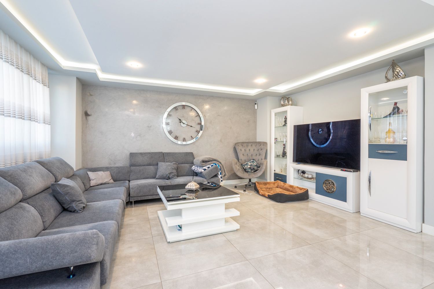 Living room of Single-family semi-detached for sale in Valdemoro  with Air Conditioner, Heating and Private garden