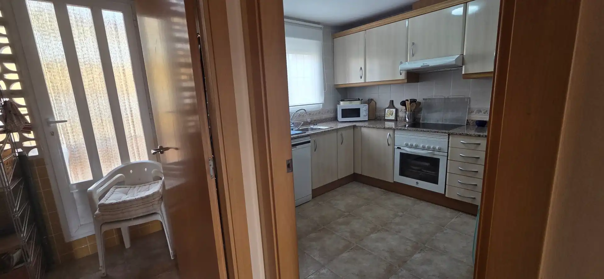 Cocina de Casa adosada en venta en Salinas con Amueblado, Horno y Lavadora