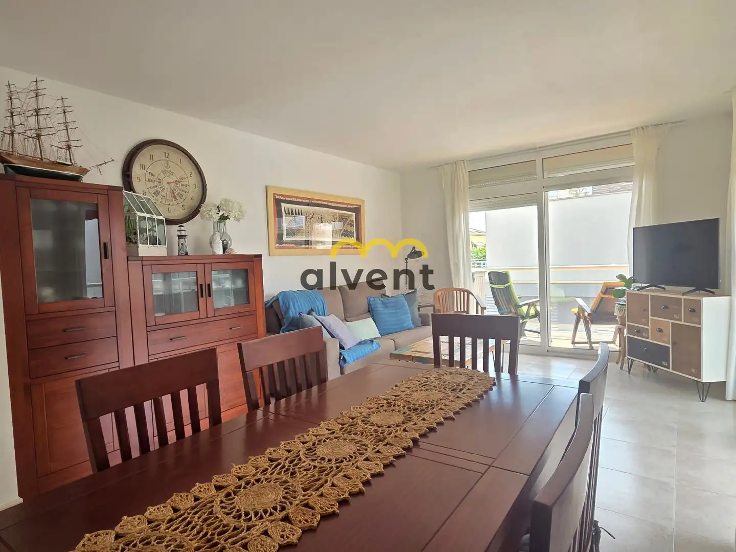 Sala de estar de Piso en venta en Calonge i Sant Antoni con Aire acondicionado, Terraza y Piscina