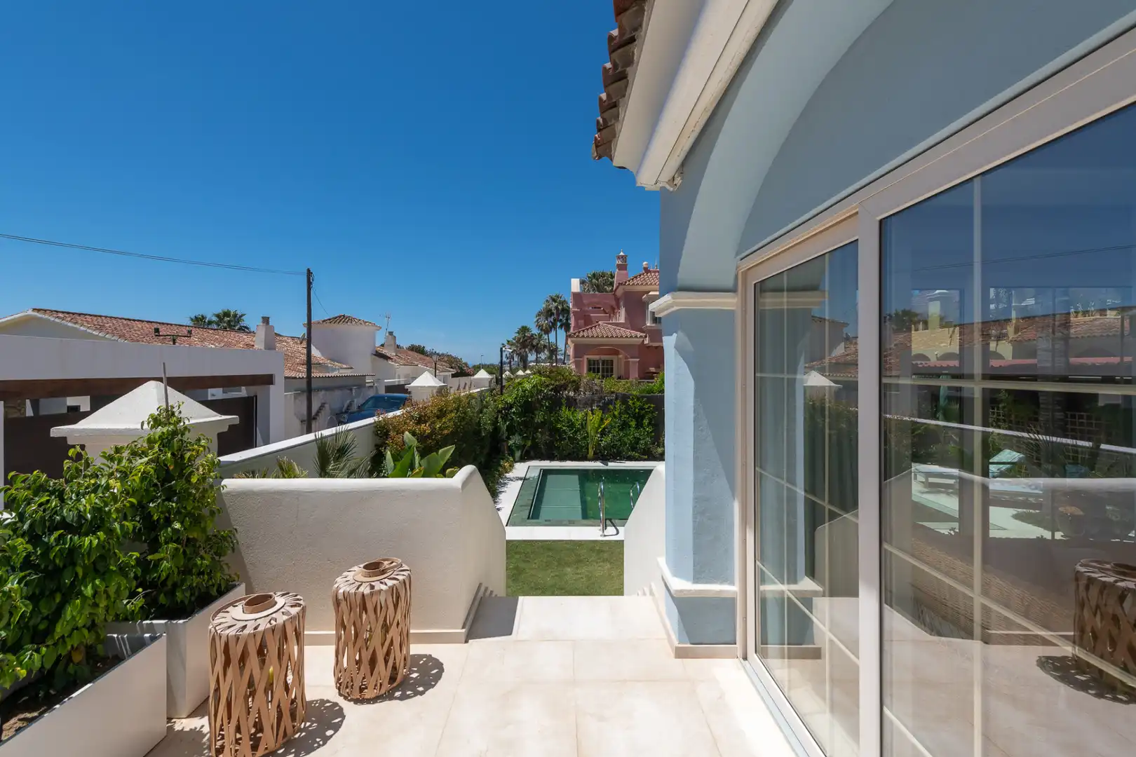 Terraza de Casa o chalet en venta en Marbella con Aire acondicionado, Calefacción y Jardín privado