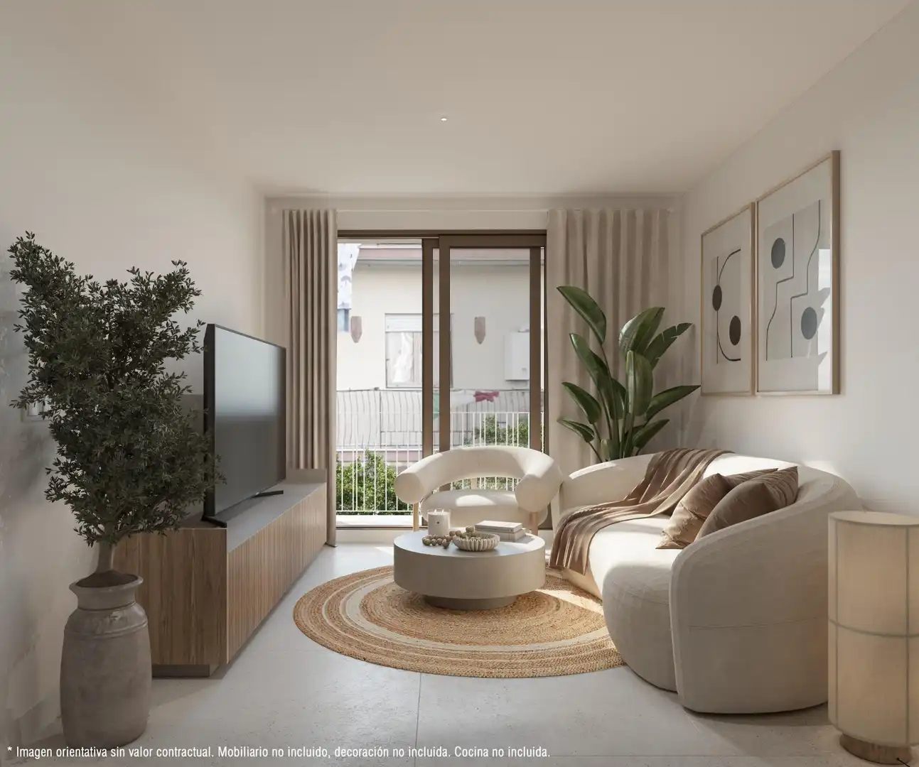 Sala de estar de Piso en venta en Málaga con Aire acondicionado, Calefacción y Amueblado