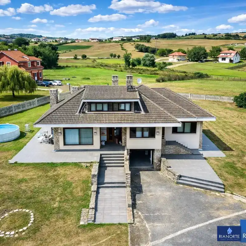 Exterior view of Houses for sale in Gozón  with Heating, Private garden and Storage room