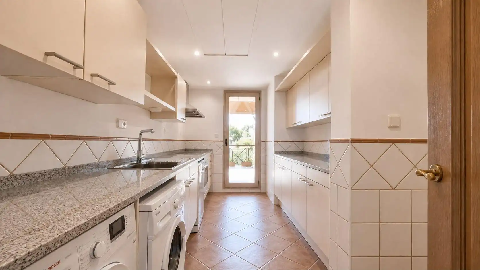 Cuina de Apartament de lloguer en Calvià amb Aire condicionat, Calefacció i Terrassa