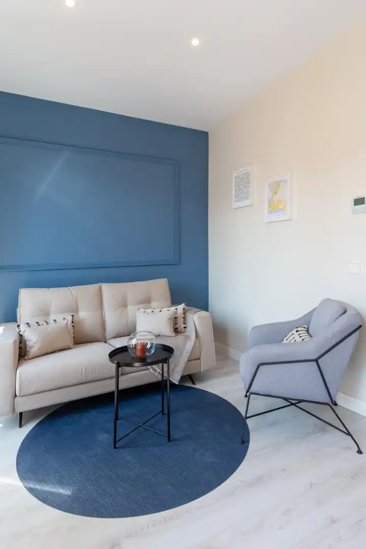 Living room of Study for rent in Madrid  with Air Conditioner, Heating and Furnished