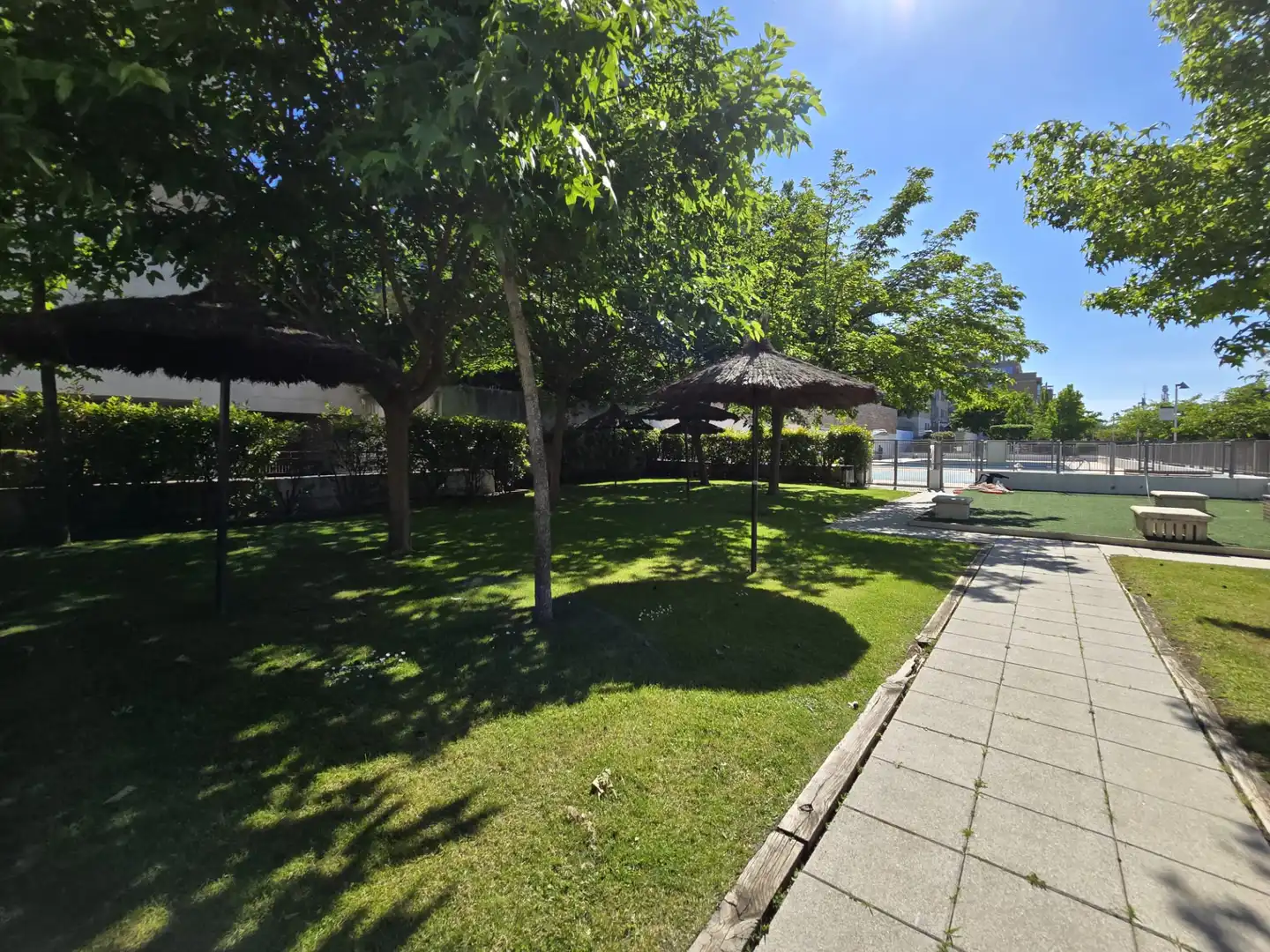 Garten von Wohnung zum Verkauf in Madrid mit Klimaanlage, Heizung und Abstellraum