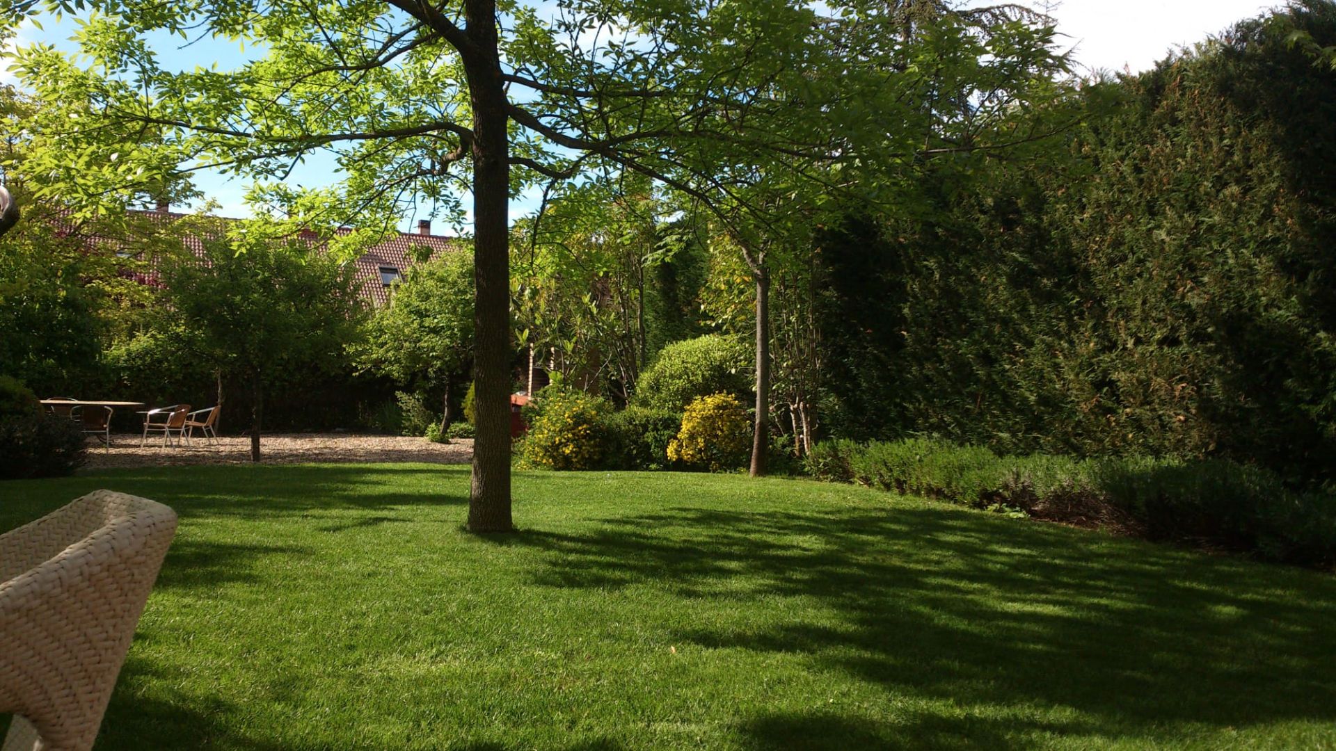 Jardín de Casa adosada en venta en Las Rozas de Madrid con Aire acondicionado, Calefacción y Jardín privado