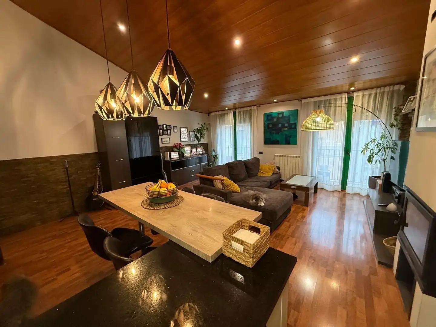 Sala de estar de Dúplex en venta en Sant Celoni con Calefacción y Terraza