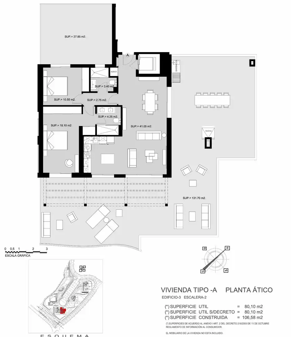 Àtic amb piscina en venda a El Faro de Calaburra - Chaparral, imagen 23