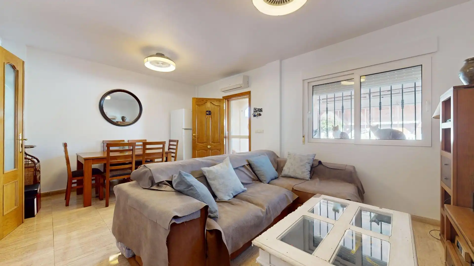 Sala de estar de Casa adosada en venta en Pilar de la Horadada con Terraza y Balcón