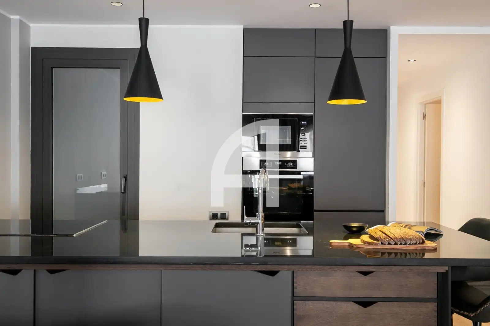 Kitchen of Flat for rent in Barcelona  with Air Conditioner, Heating and Parquet flooring