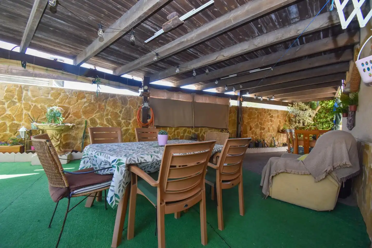 Terraza de Casa o chalet en venta en Santa Pola con Aire acondicionado, Jardín privado y Piscina