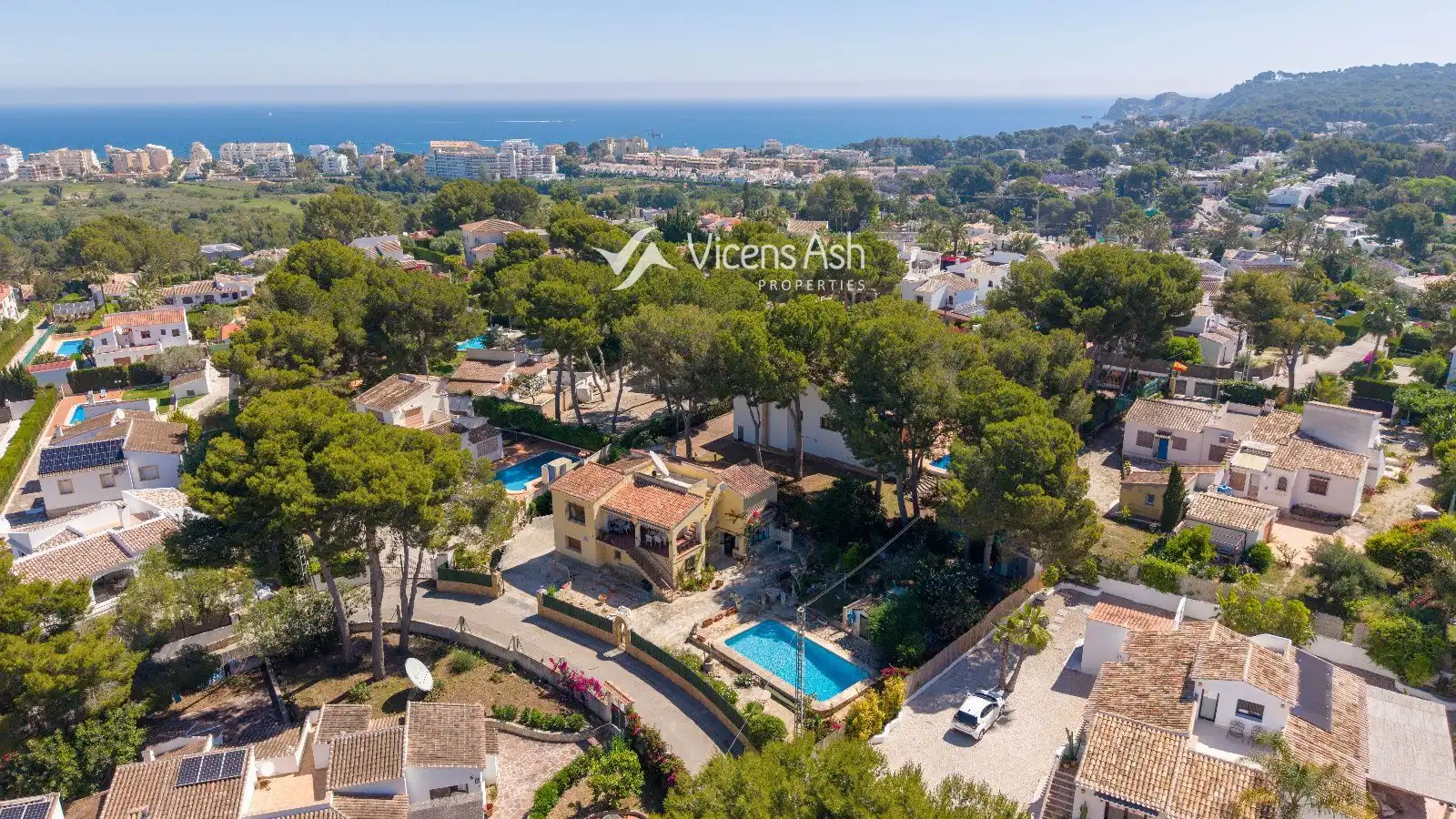 Exterior view of Houses for sale in Jávea / Xàbia  with Air Conditioner, Heating and Terrace