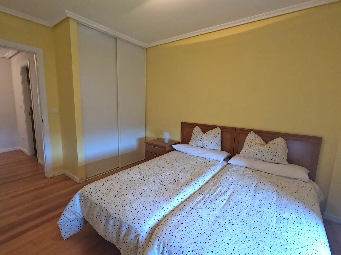 Schlafzimmer von Wohnung zur Miete in Santander mit Heizung, Möbliert und Ofen