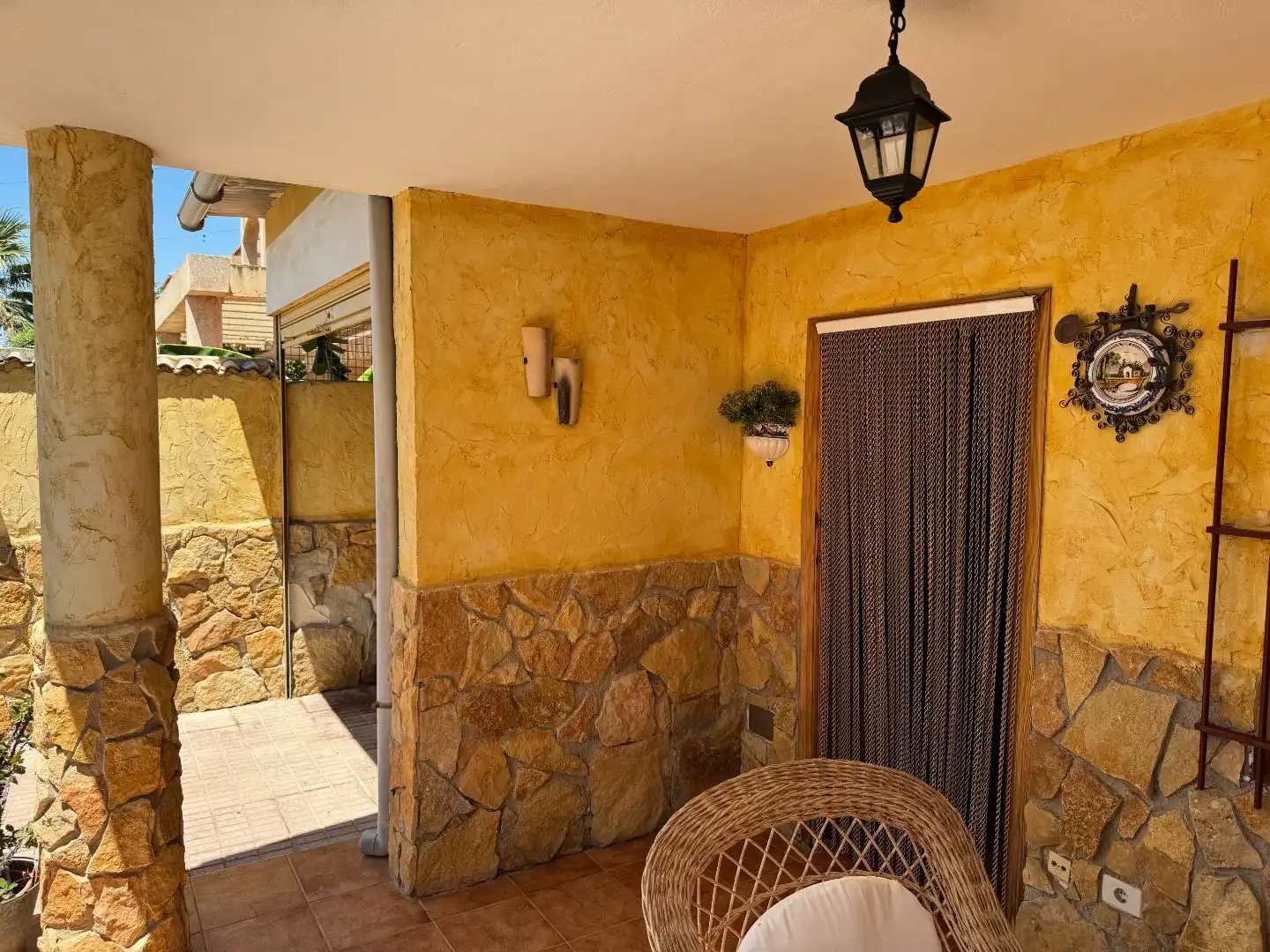 Terrassa de Casa o xalet per a compartir en Mazarrón amb Jardí privat, Piscina i Moblat