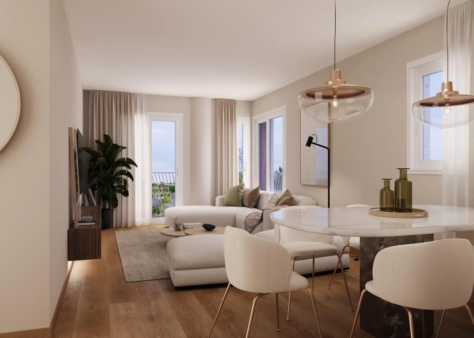 Sala de estar de Piso en venta en Alcantarilla con Trastero y Balcón