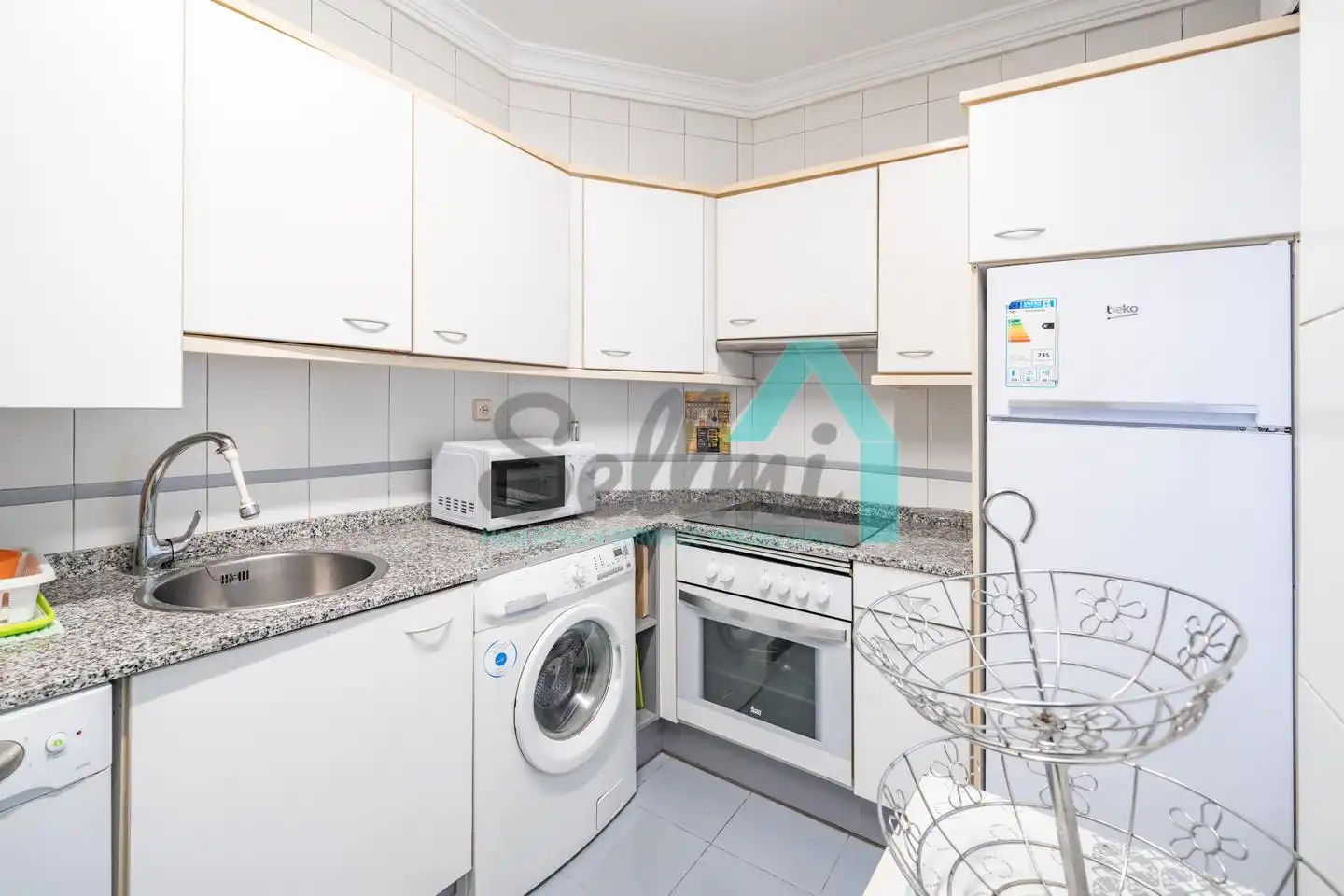 Küche von Wohnung zum Verkauf in Gijón  mit Heizung und Parkett