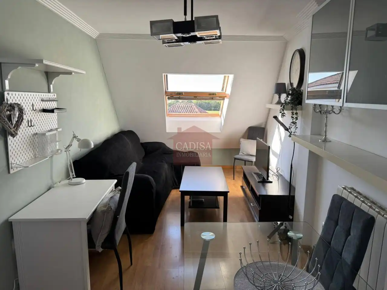 Sala de estar de Apartamento de alquiler en Villares de la Reina con Calefacción y Amueblado