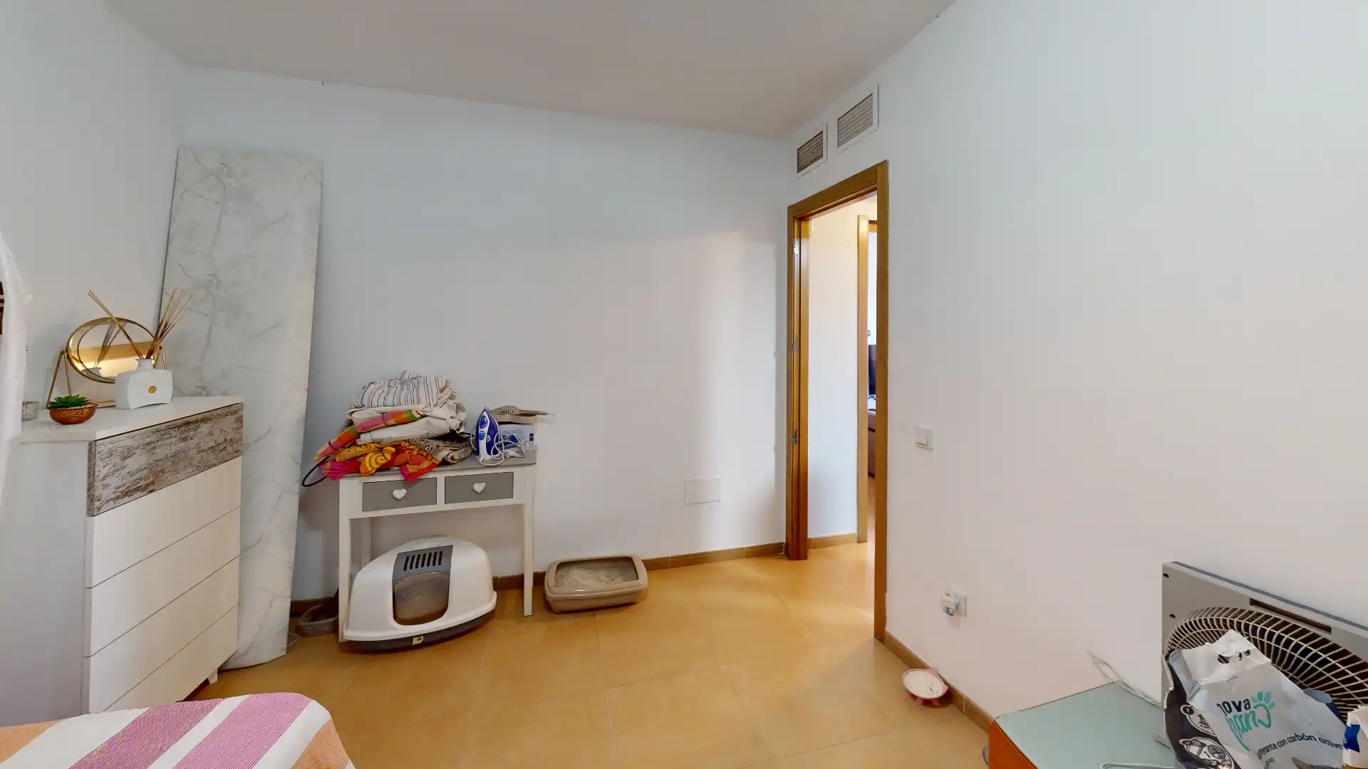 Bedroom of Flat for sale in Roquetas de Mar  with Air Conditioner, Heating and Private garden