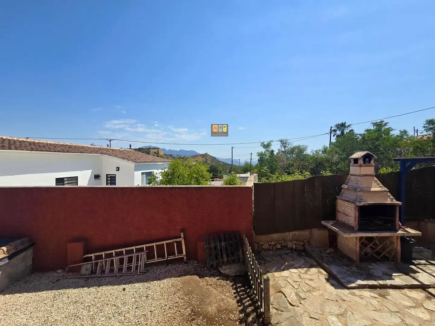 Vista exterior de Casa o chalet en venta en La Nucia con Aire acondicionado, Jardín privado y Terraza