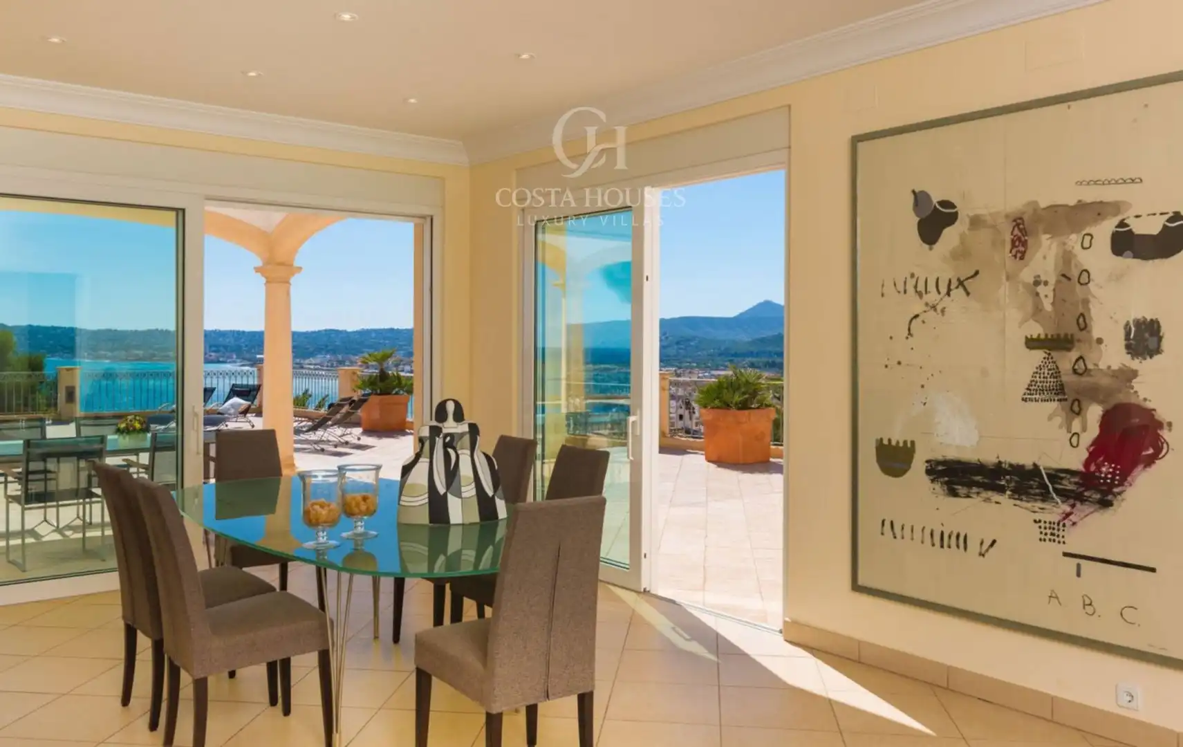Dining room of Houses for sale in Jávea / Xàbia  with Air Conditioner, Private garden and Terrace