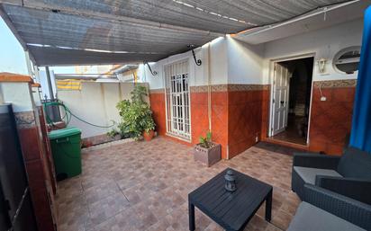 Terrace of House or chalet for sale in Mairena del Aljarafe  with Air Conditioner, Heating and Parquet flooring