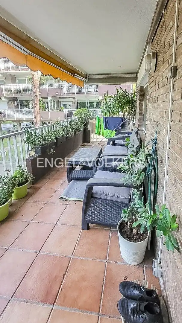 Terrace of Flat for rent in Gavà  with Air Conditioner, Heating and Swimming Pool