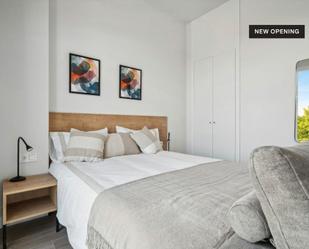 Bedroom of Flat to rent in  Madrid Capital  with Air Conditioner, Heating and Washing machine