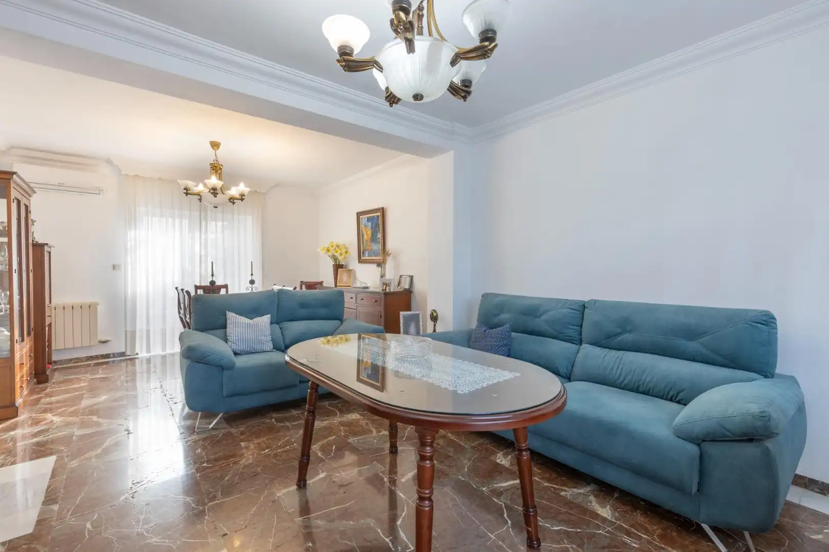Sala de estar de Casa o chalet en venta en Las Gabias con Calefacción, Trastero y Balcón