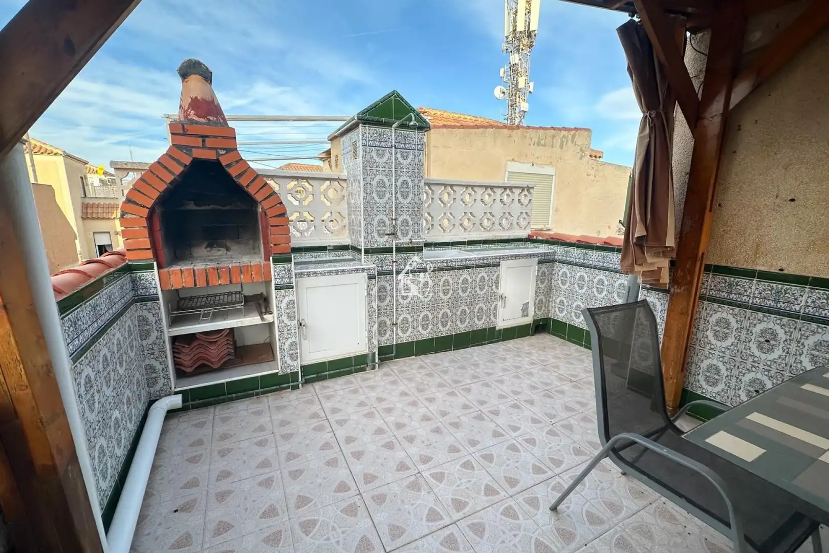 Terrassa de Casa adosada de lloguer en Torrevieja amb Aire condicionat, Terrassa i Piscina