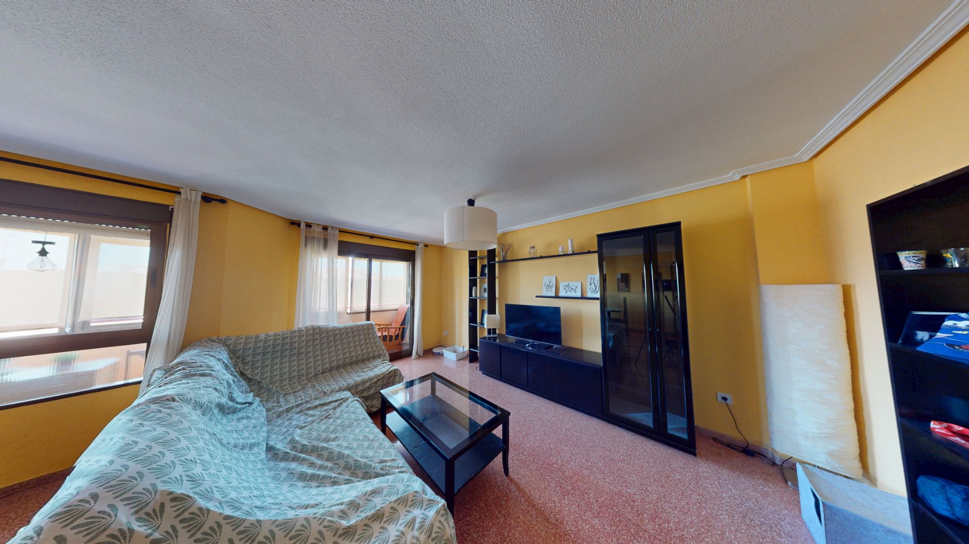 Living room of Flat for sale in San Vicente del Raspeig / Sant Vicent del Raspeig  with Air Conditioner, Furnished and Oven