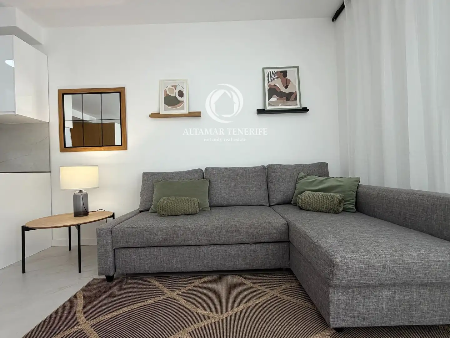 Wohnzimmer von Wohnungen zur Miete in Adeje mit Terrasse, Schwimmbad und Möbliert