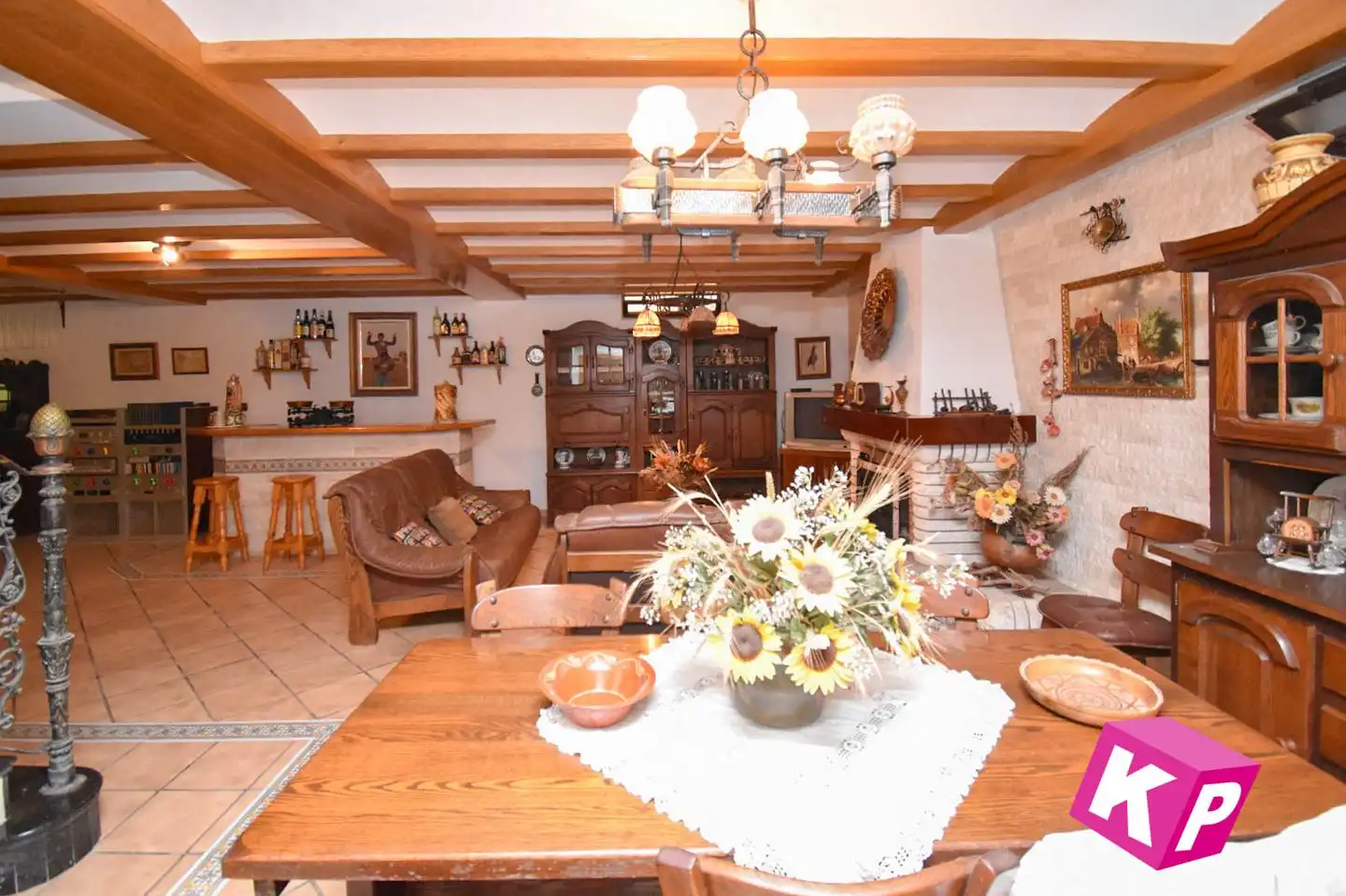 Sala d'estar de Casa o xalet en venda en Elche / Elx amb Jardí privat, Terrassa i Traster