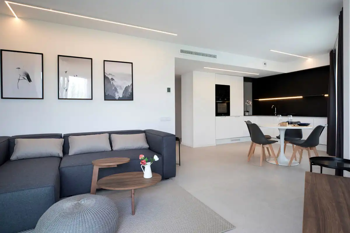 Sala de estar de Piso en venta en Abrera con Terraza, Trastero y Piscina comunitaria
