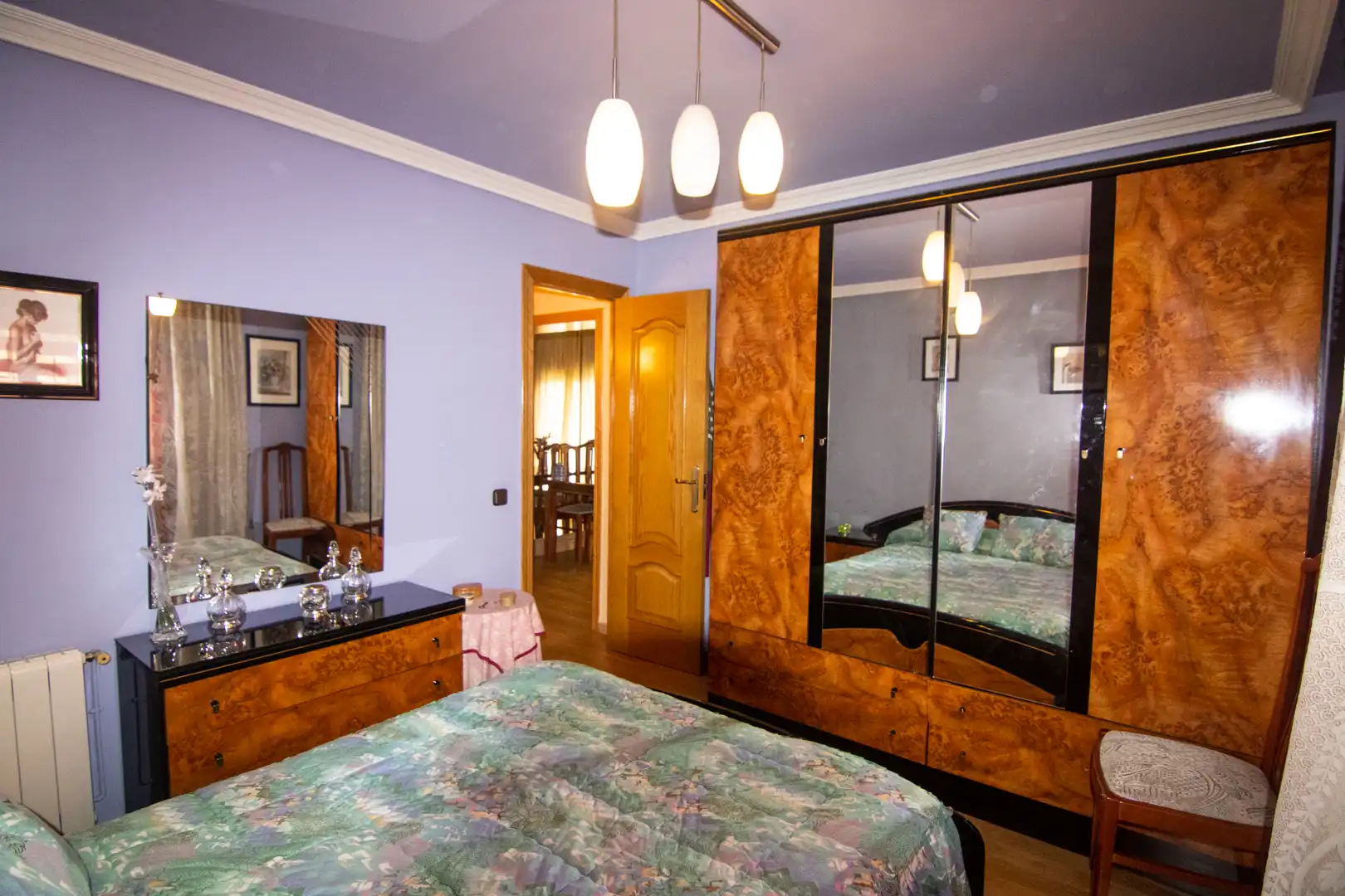 Bedroom of Flat for sale in Madrid  with Terrace and Furnished