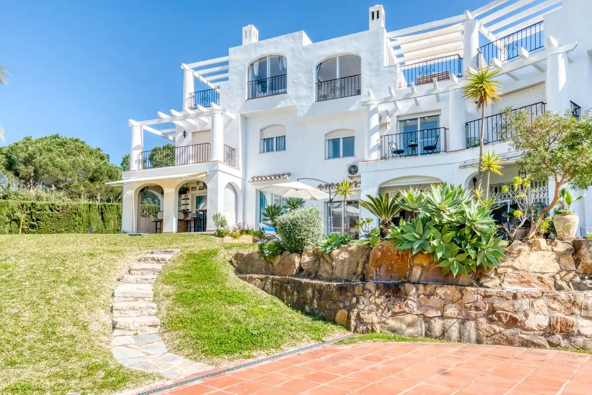 Garden of Detached homes for sale in Manilva  with Air Conditioner, Terrace and Community pool