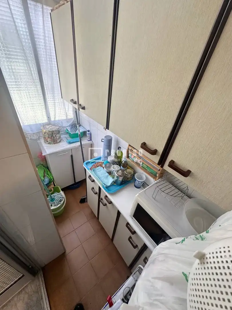 Kitchen of Flat for sale in Madrid  with Heating, Terrace and Storage room
