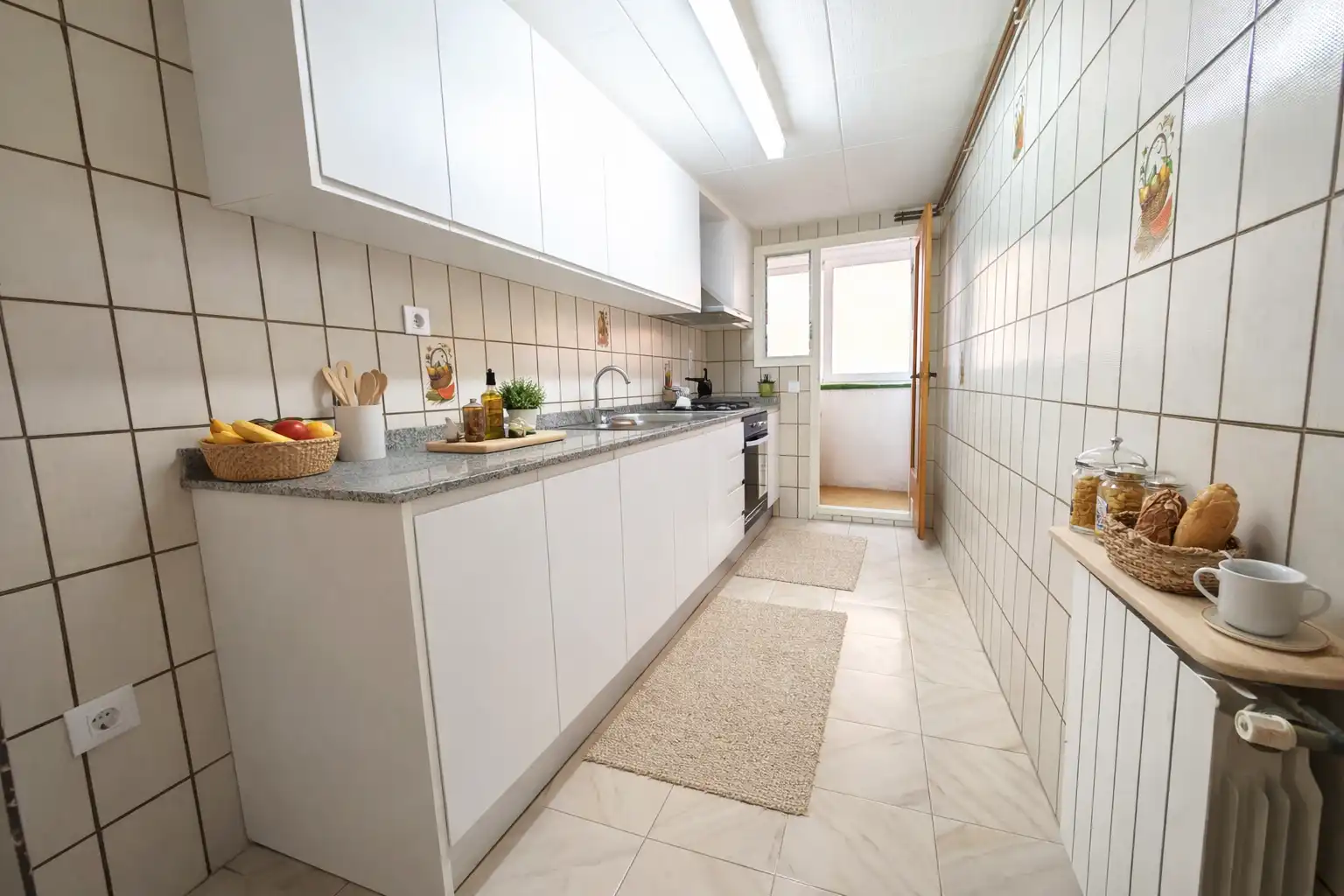 Küche von Wohnung zum Verkauf in Blanes mit Heizung und Terrasse