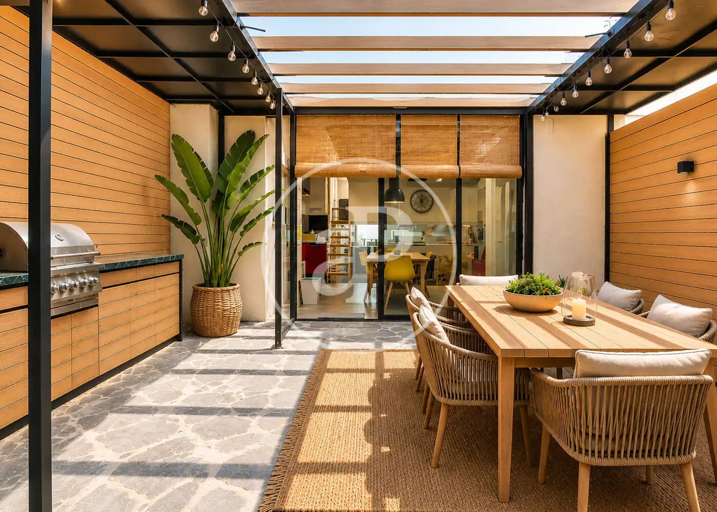 Terrasse von Wohnung zum Verkauf in Barcelona mit Klimaanlage, Heizung und Privatgarten