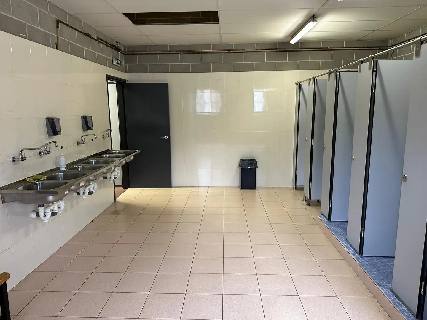 Badezimmer von Fabrikhallen zum Verkauf in Palafolls
