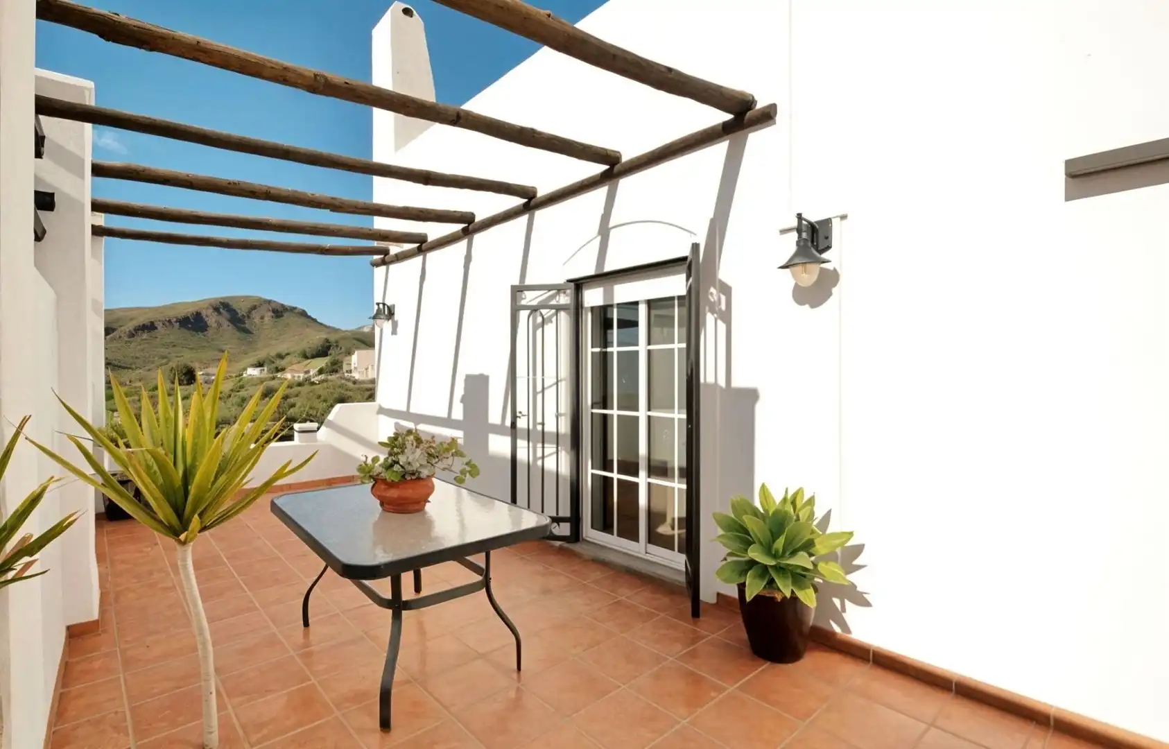 Terraza de Casa adosada en venta en Níjar con Aire acondicionado, Calefacción y Jardín privado