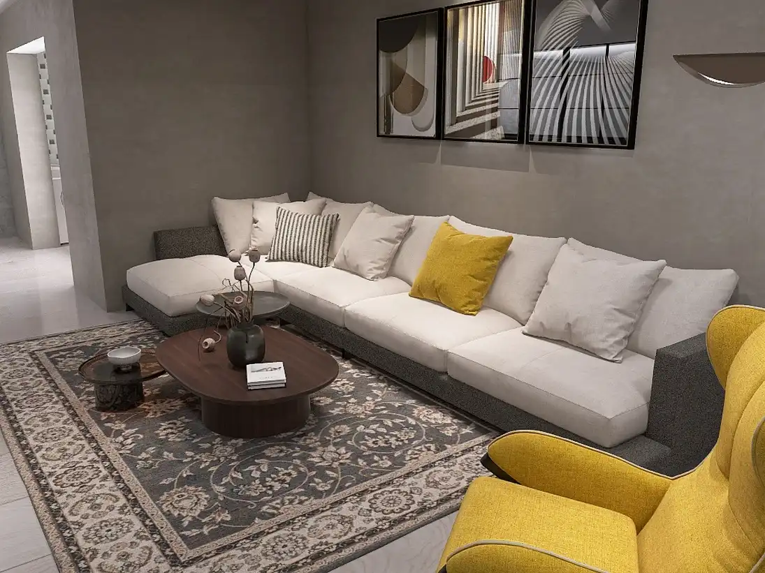 Sala de estar de Piso en venta en Madrid con Calefacción, Trastero y Amueblado